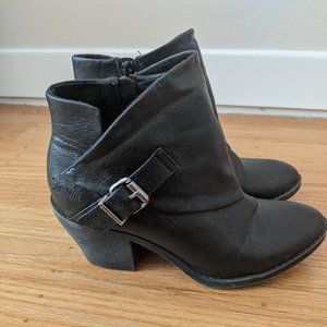 Blowfish Suba Western Inspired Bootie in Black